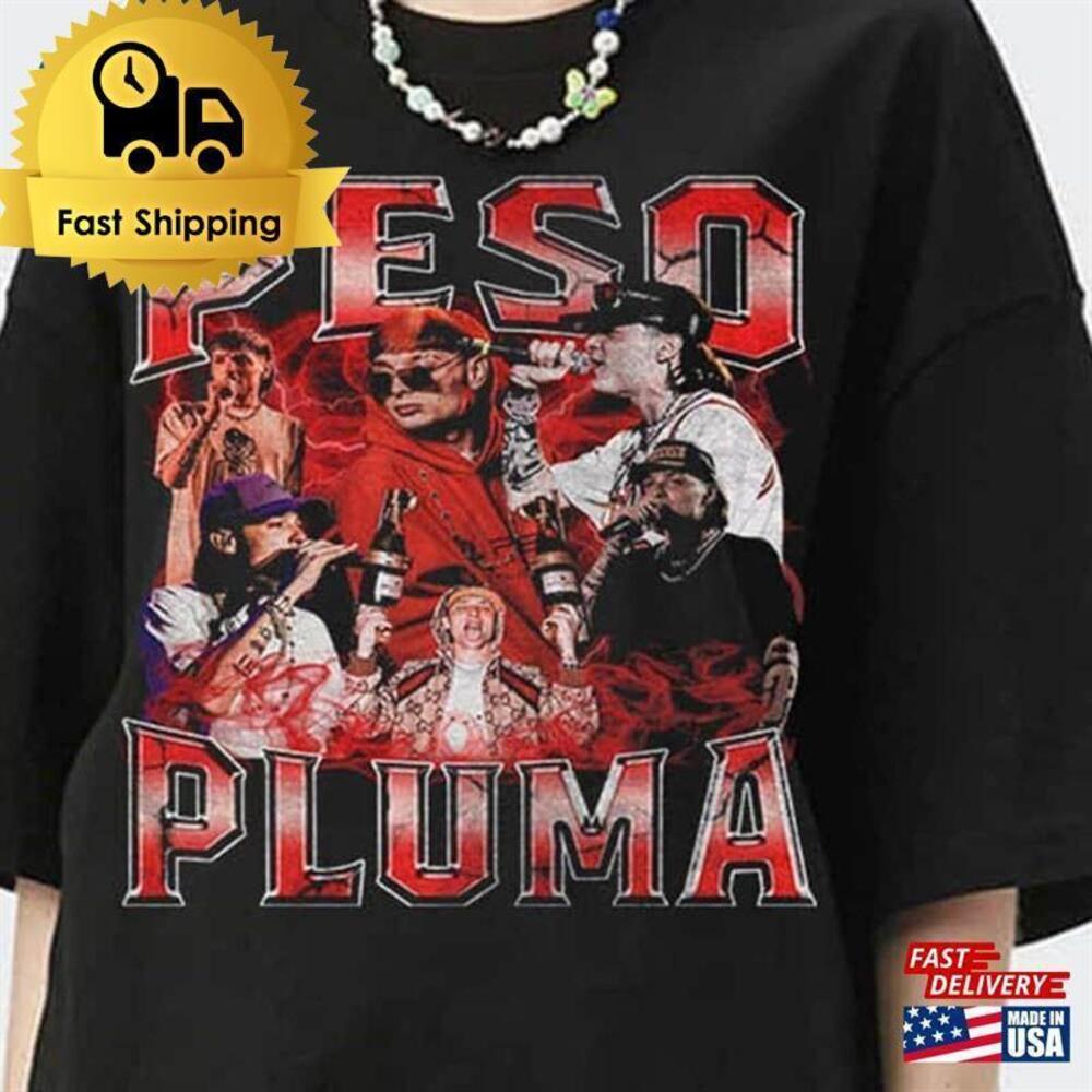 Retro Peso Pluma Shirt For Fan Music Rapper Unisex